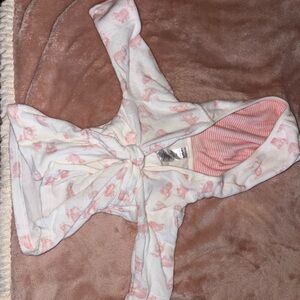 Carter's Pink and White Baby Bathrobe